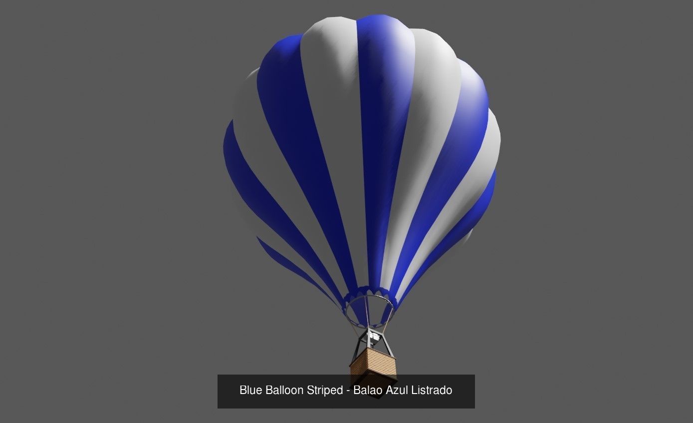 Balloon Full Pack - Pacote de Baloes 3D Model Collection_3