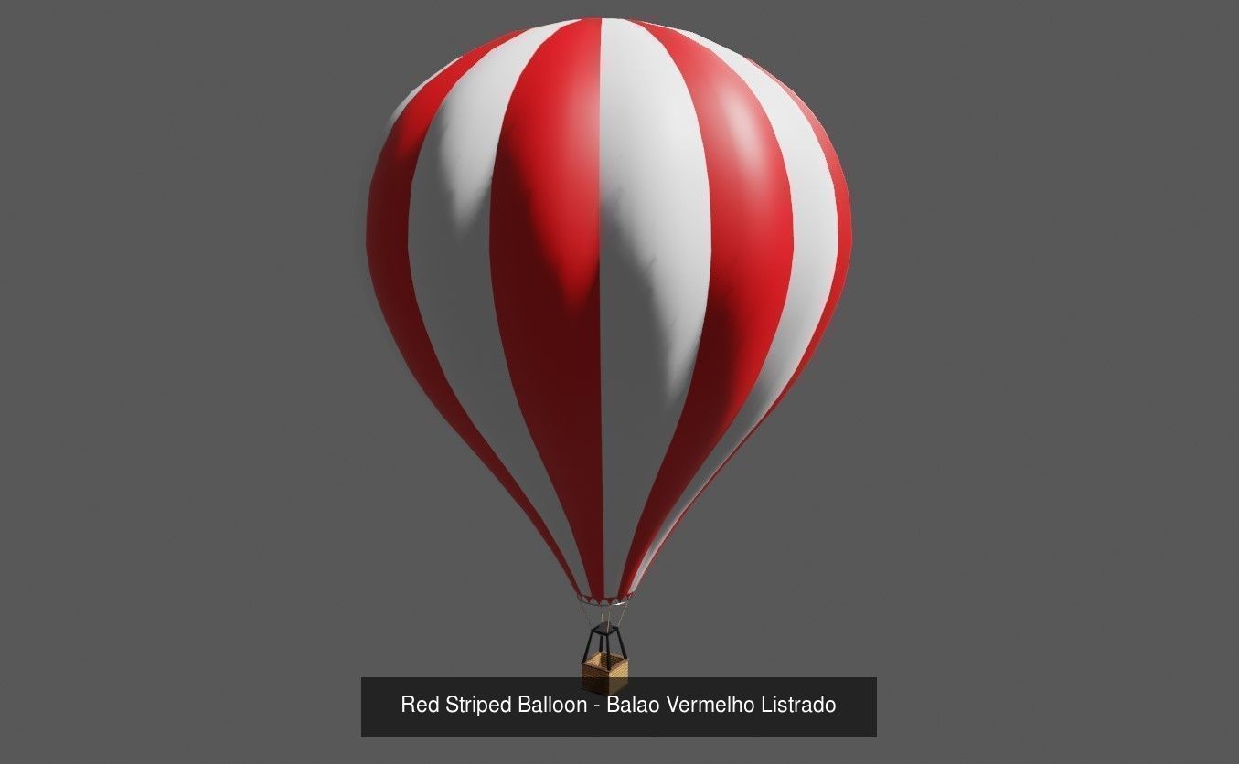 Balloon Full Pack - Pacote de Baloes 3D Model Collection_1