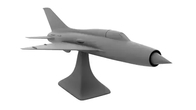 MiG-21 fighter jet 3D print model