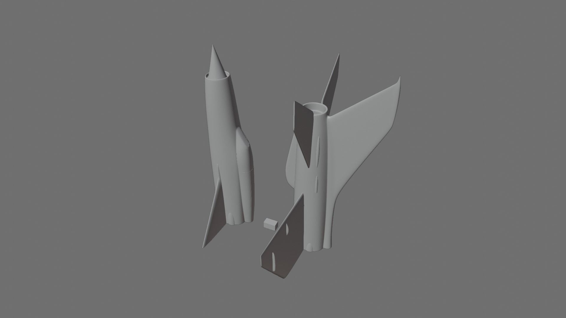 MiG-21 fighter jet 3D print model_3