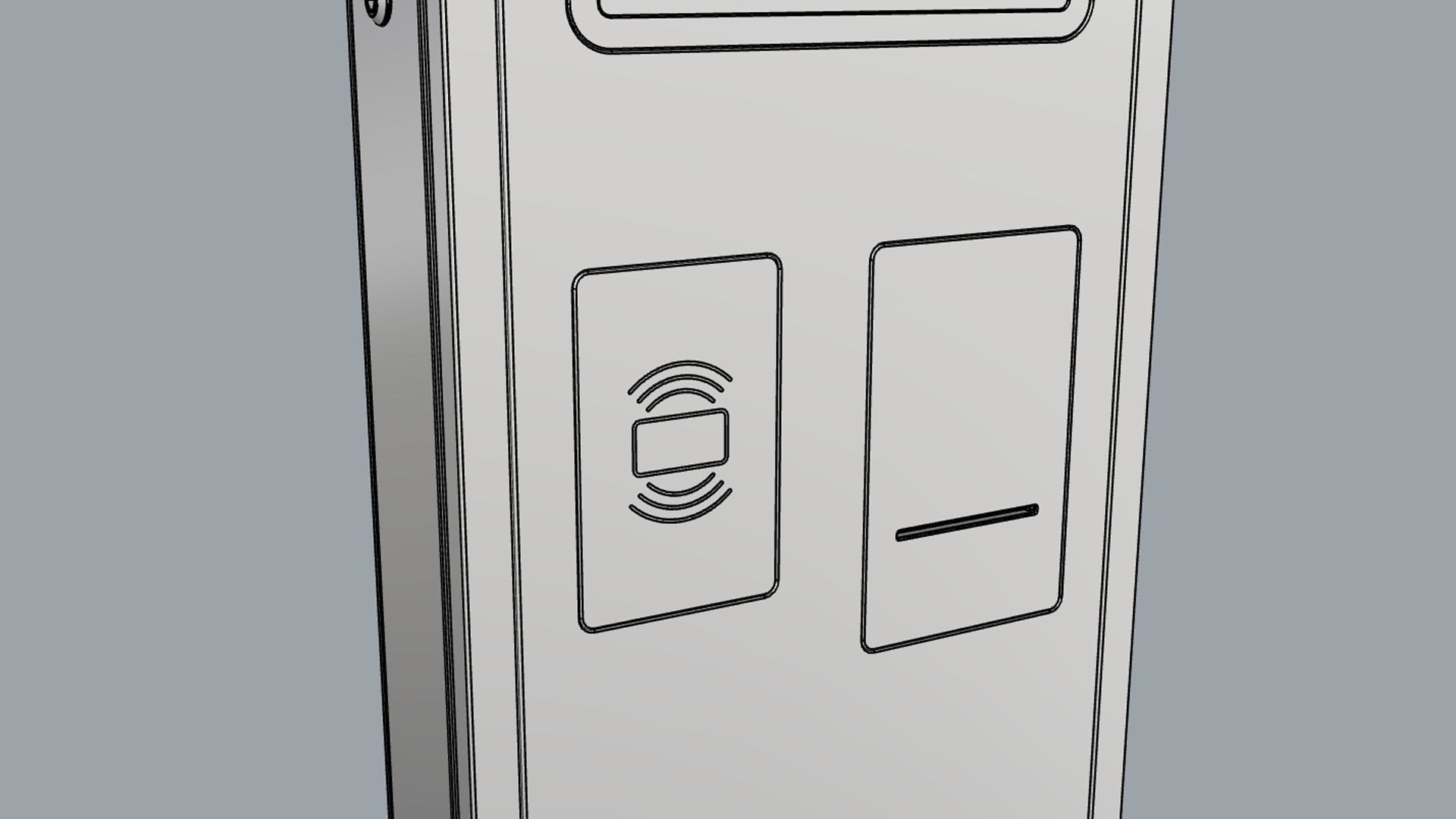 Wall Totem Self Service 01 3D model_24