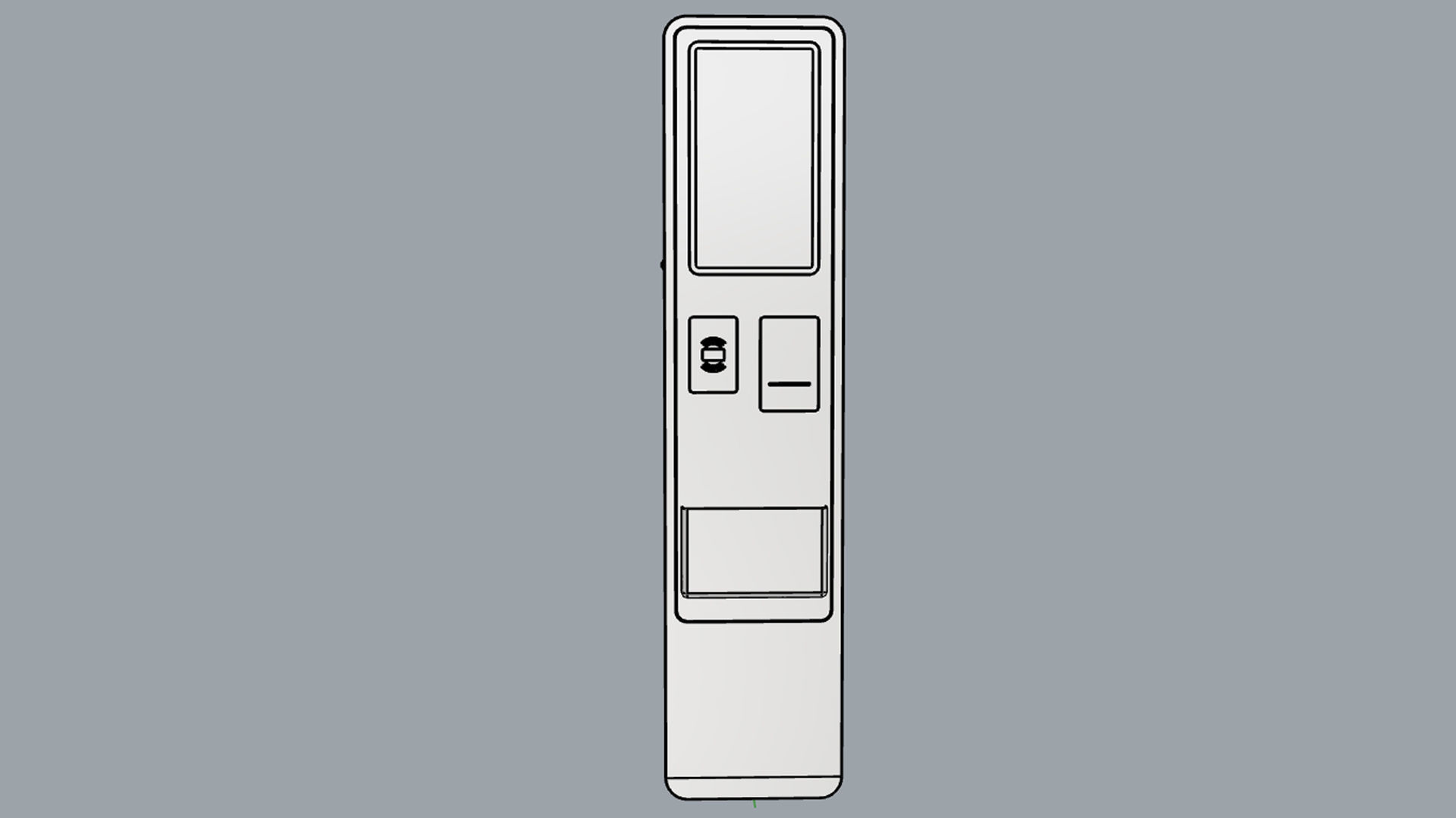 Wall Totem Self Service 01 3D model_18