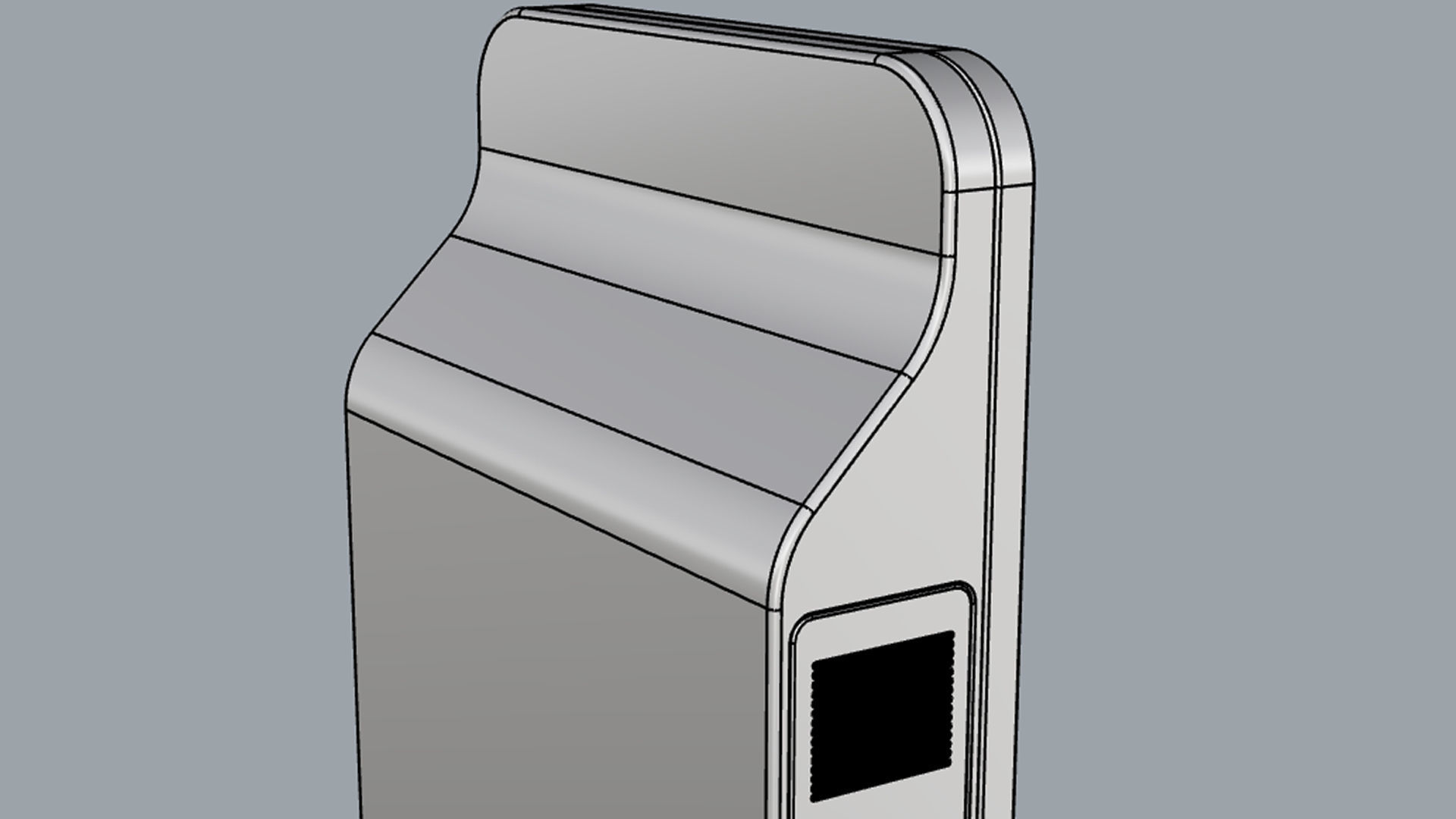 Wall Totem Self Service 02 3D model_23