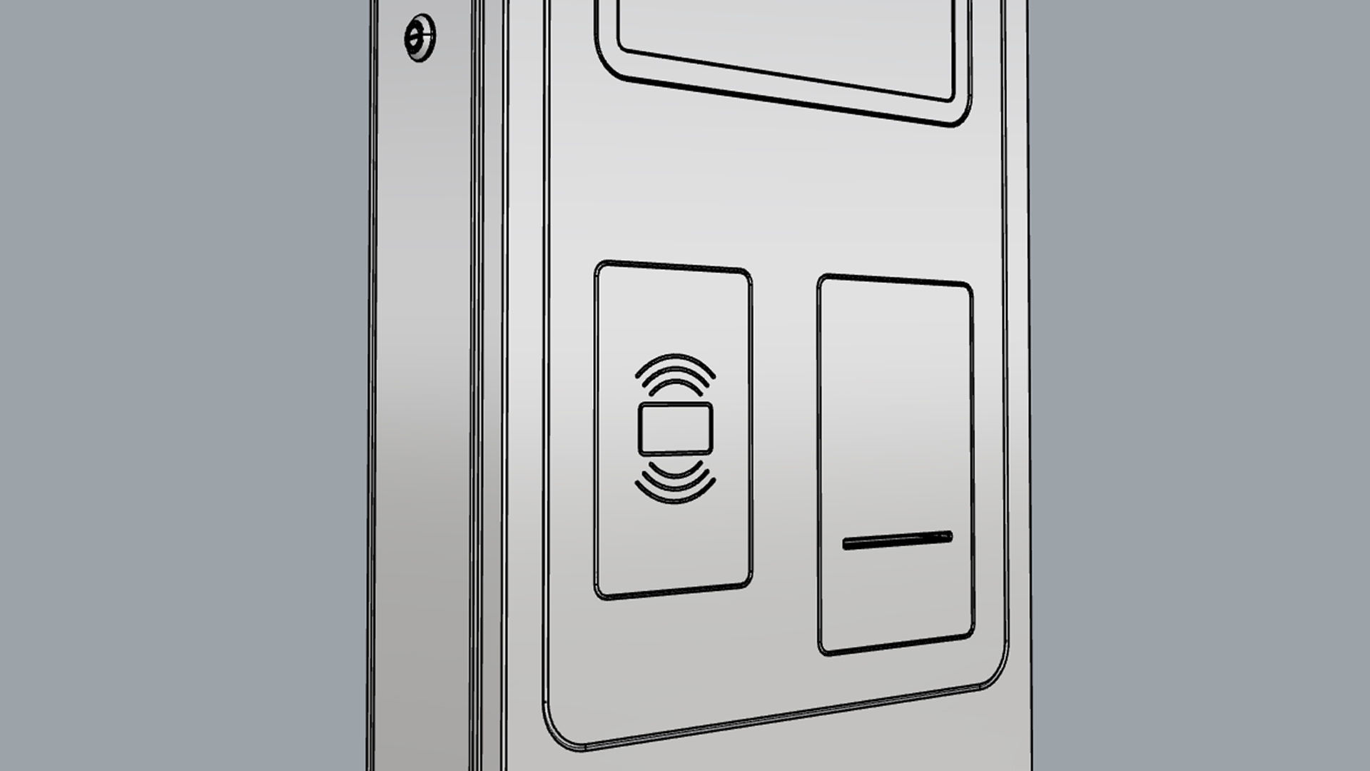 Wall Totem Self Service 02 3D model_22