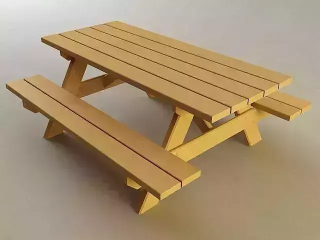 Picnic Table 3D model