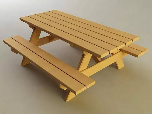 Picnic Table 3D model