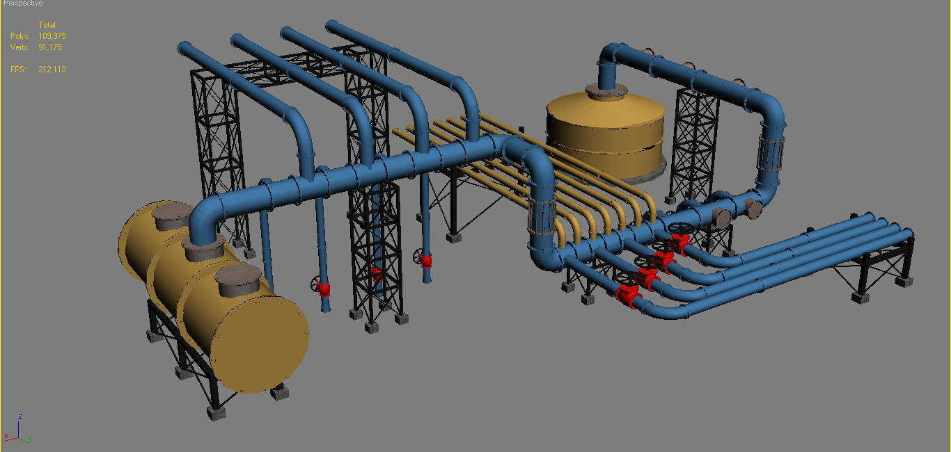 Piping System 3 3D model_18