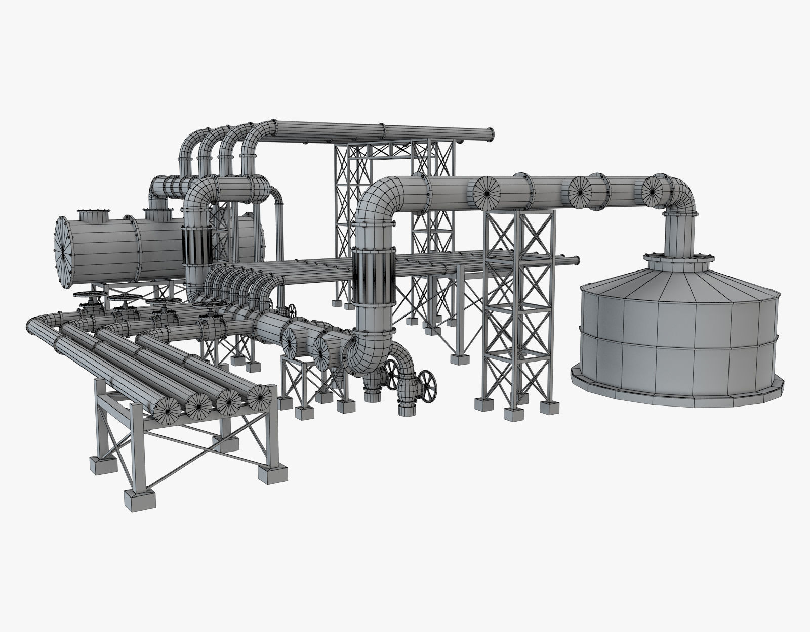 Piping System 3 3D model_12