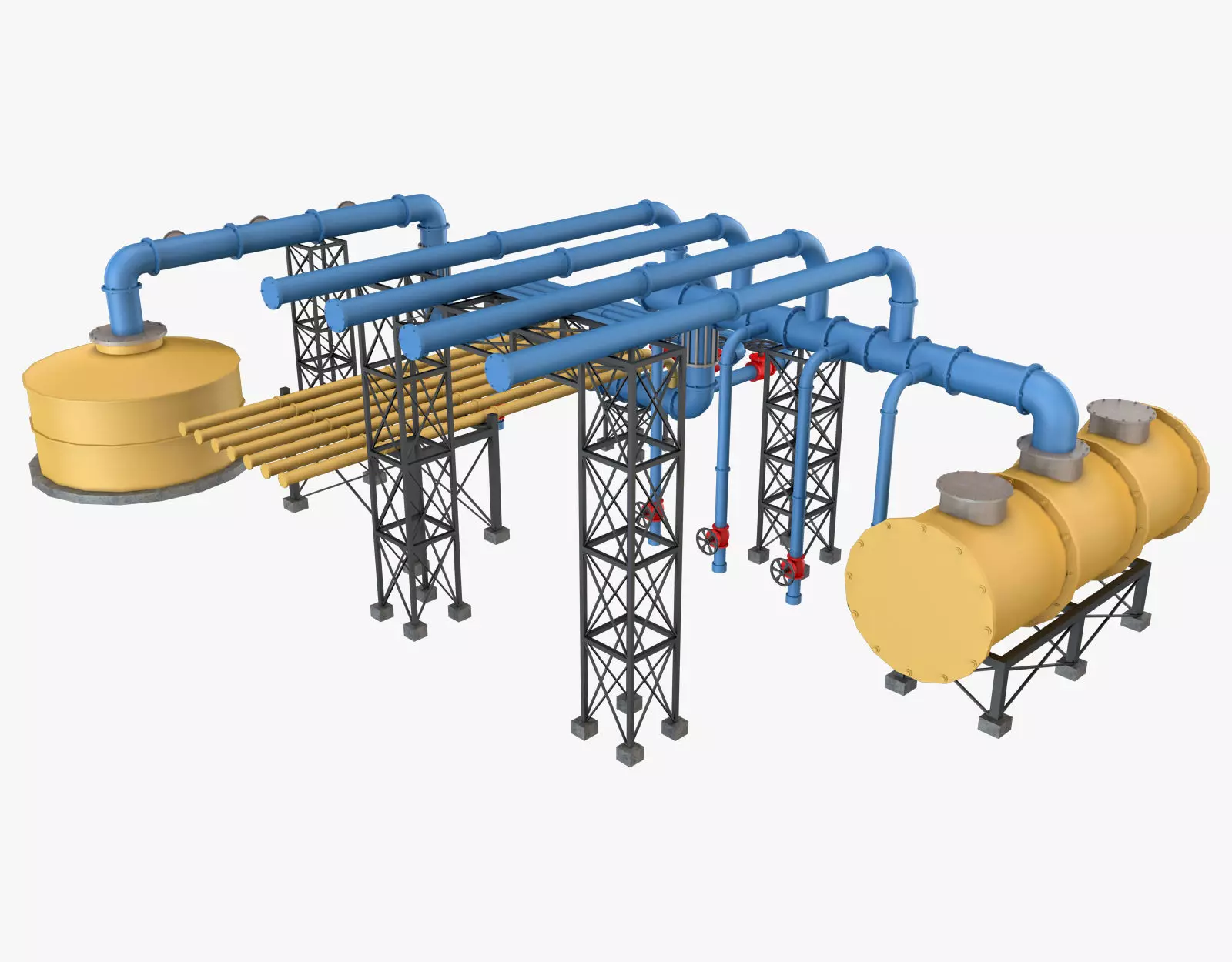 Piping System 3 3D model_0
