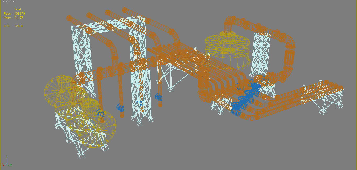 Piping System 3 3D model_16
