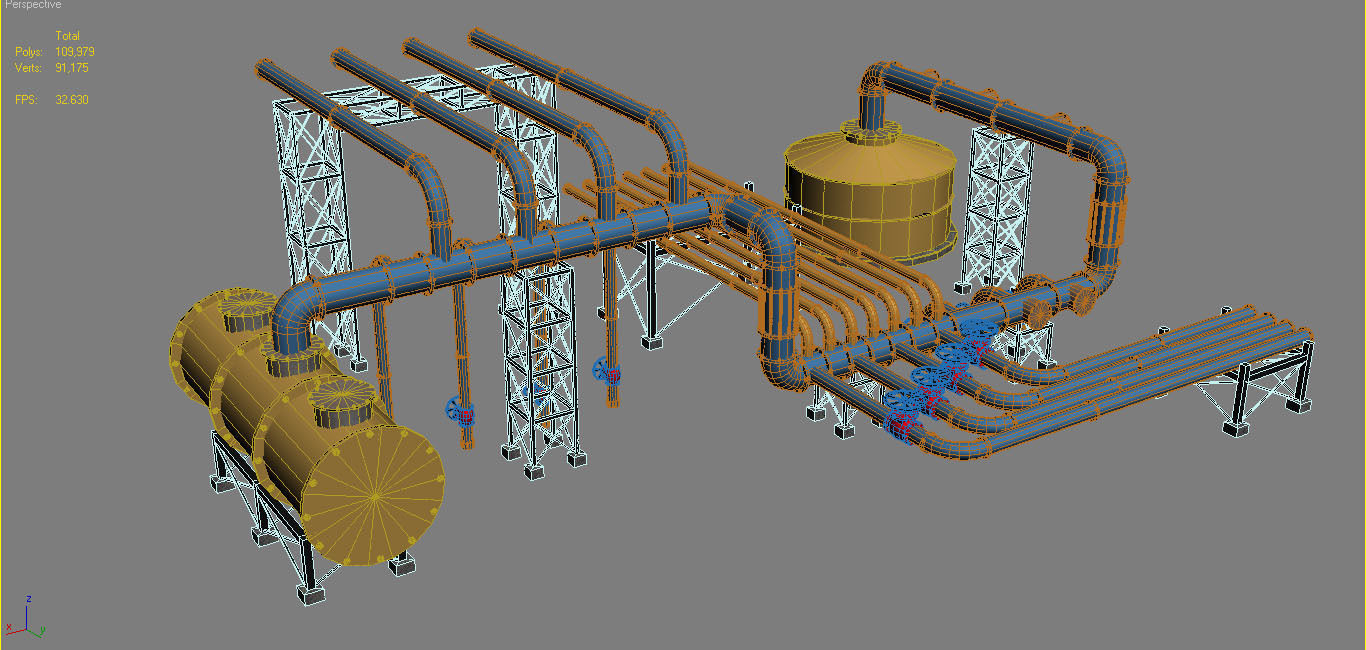 Piping System 3 3D model_17