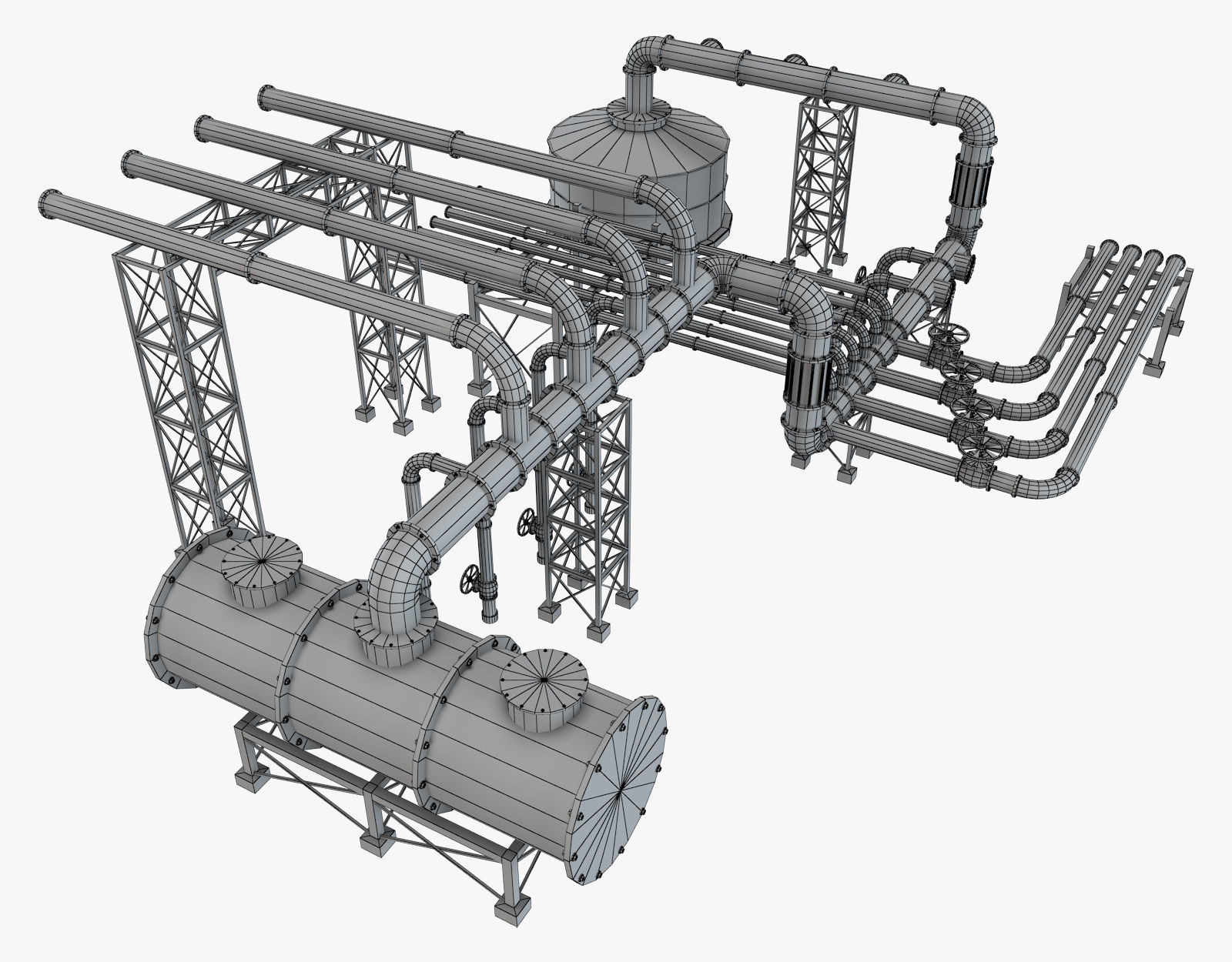 Piping System 3 3D model_14