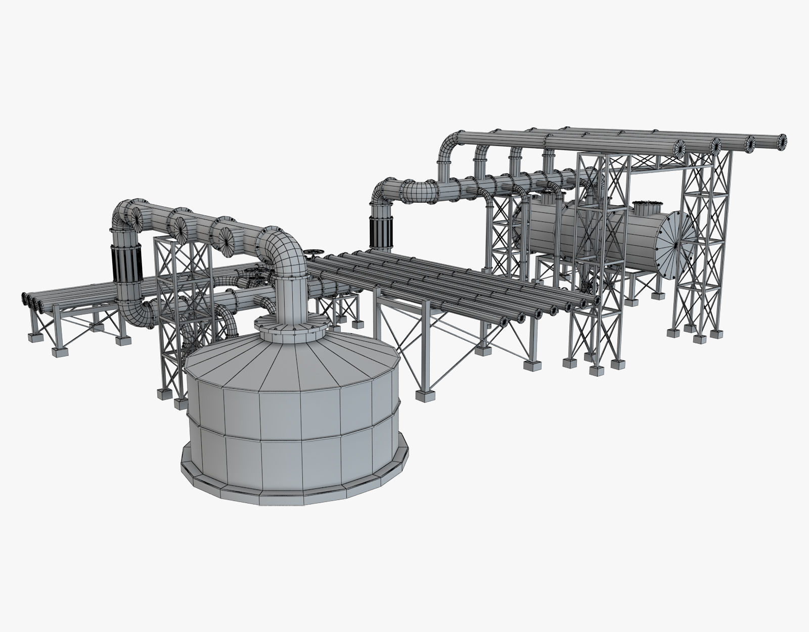 Piping System 3 3D model_9
