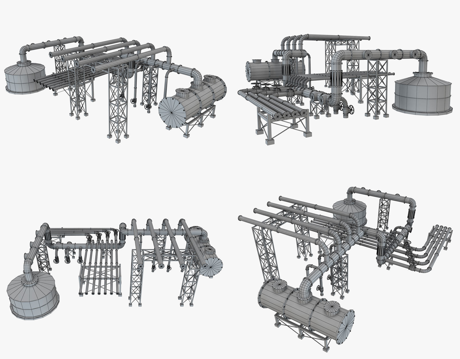 Piping System 3 3D model_15