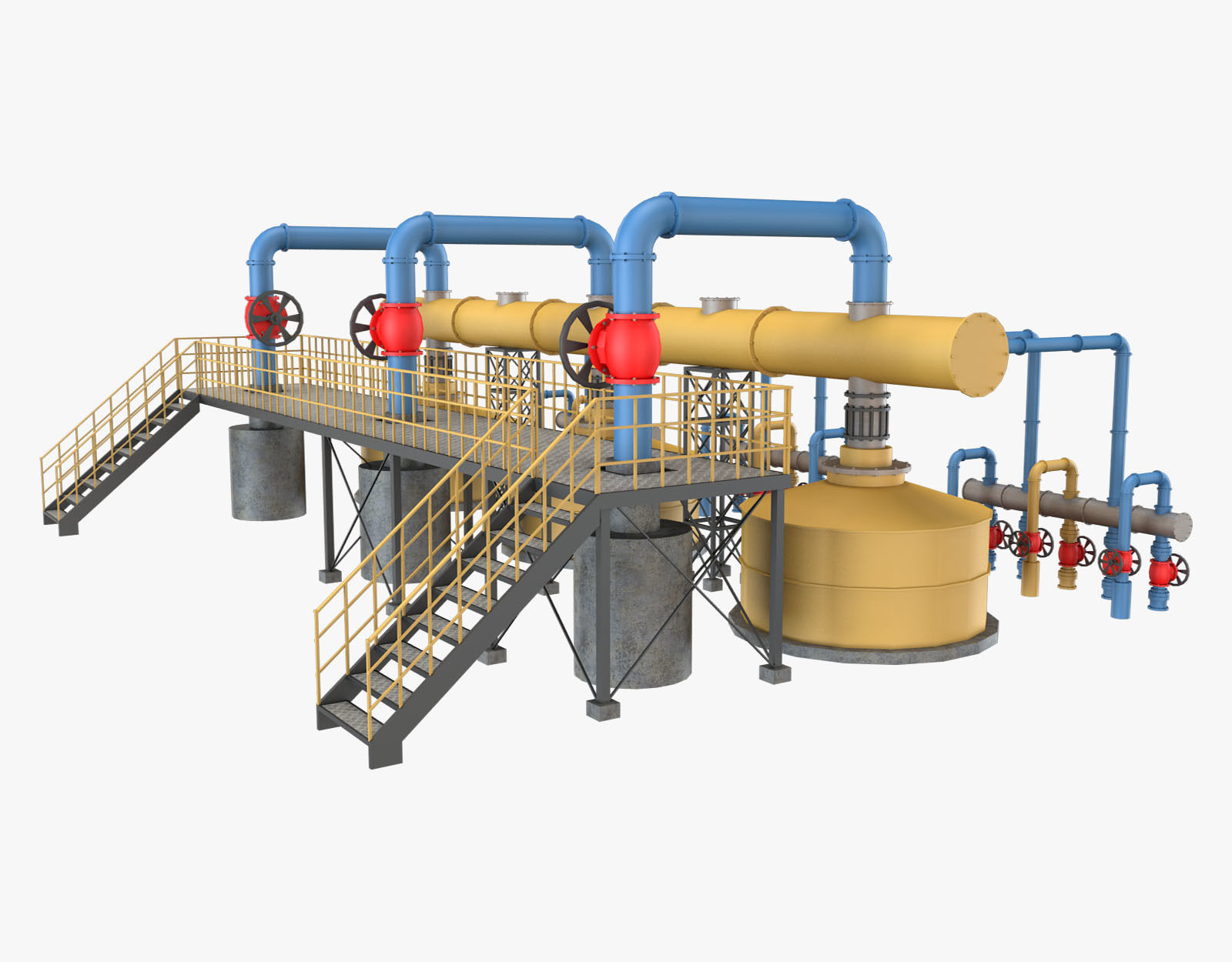 Piping System 4 3D model_9