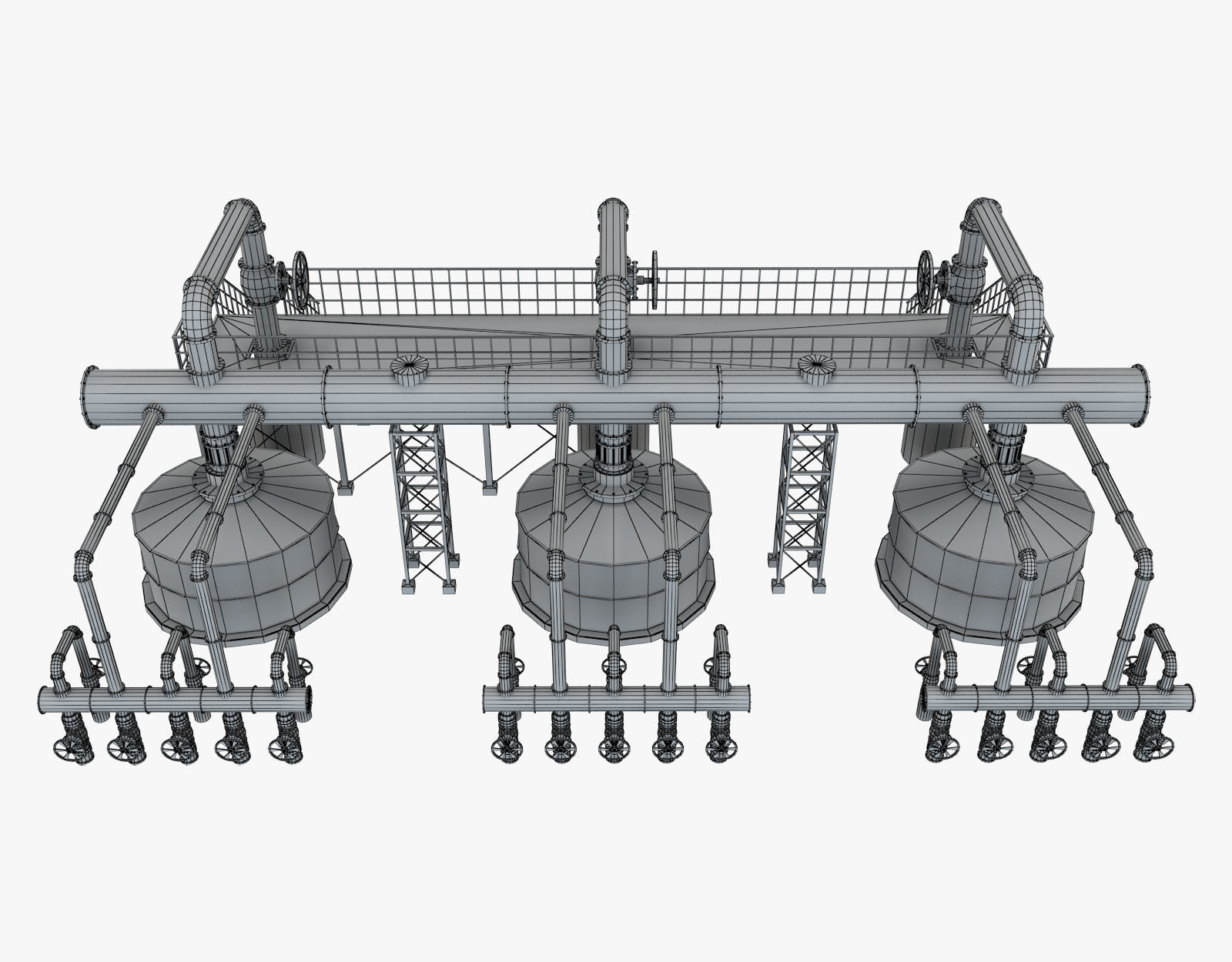 Piping System 4 3D model_10