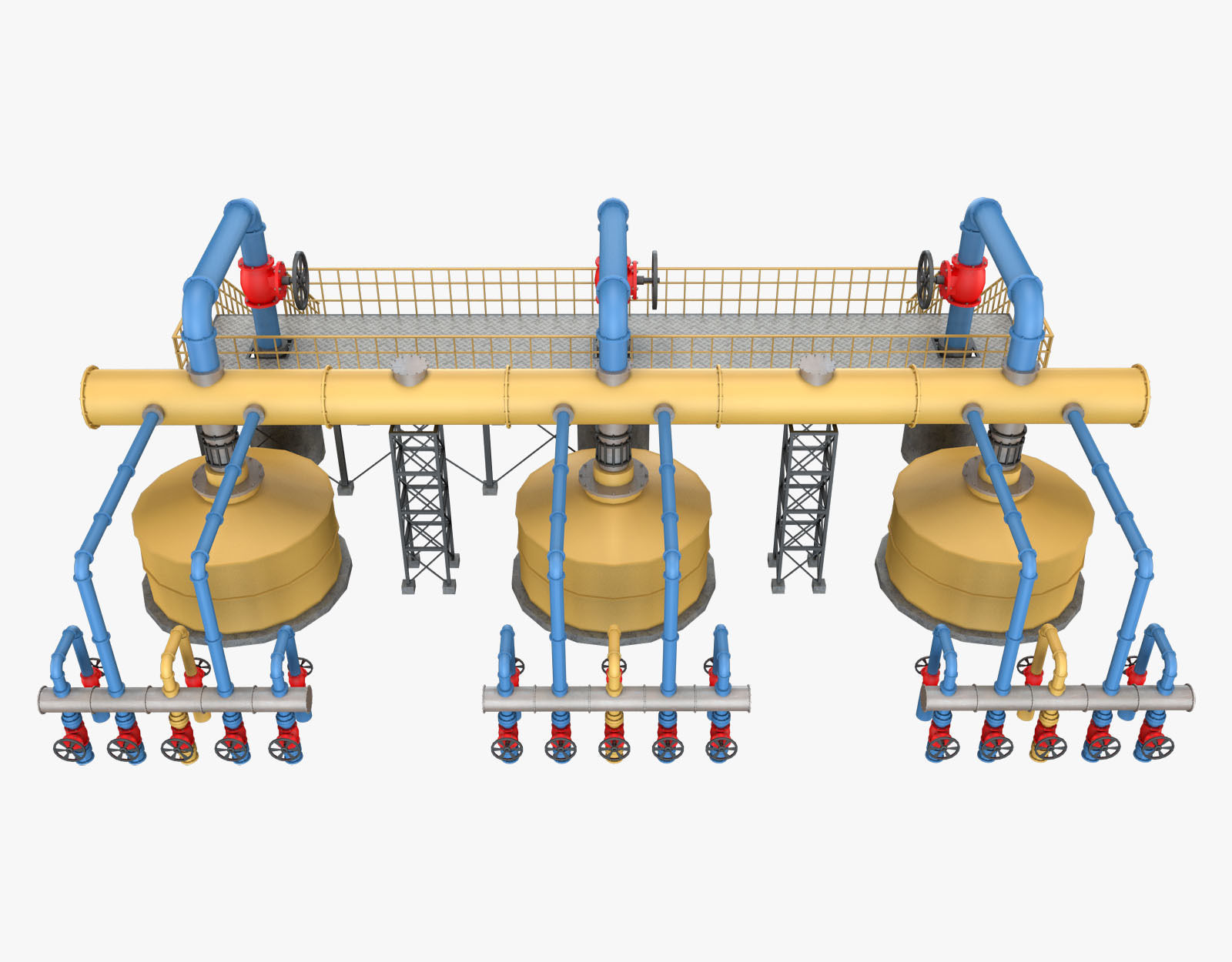 Piping System 4 3D model_11