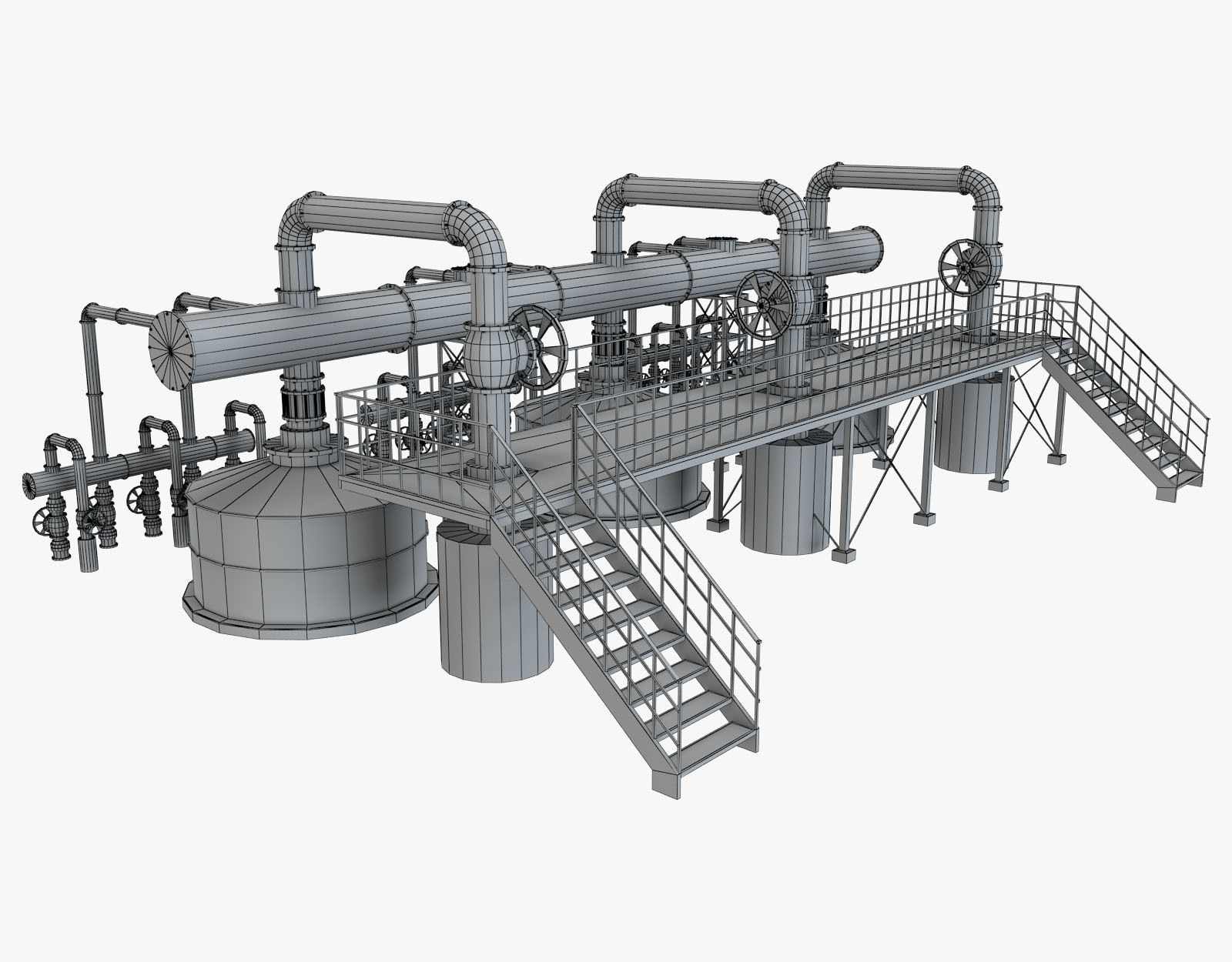 Piping System 4 3D model_6