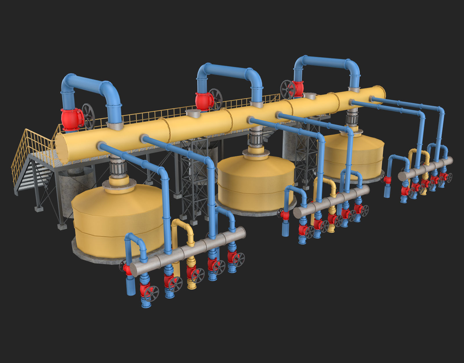 Piping System 4 3D model_1