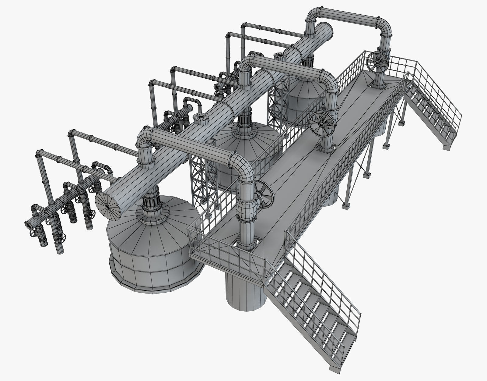 Piping System 4 3D model_12