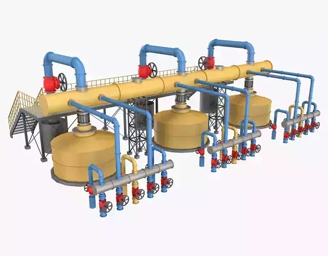 Piping System 4 3D model