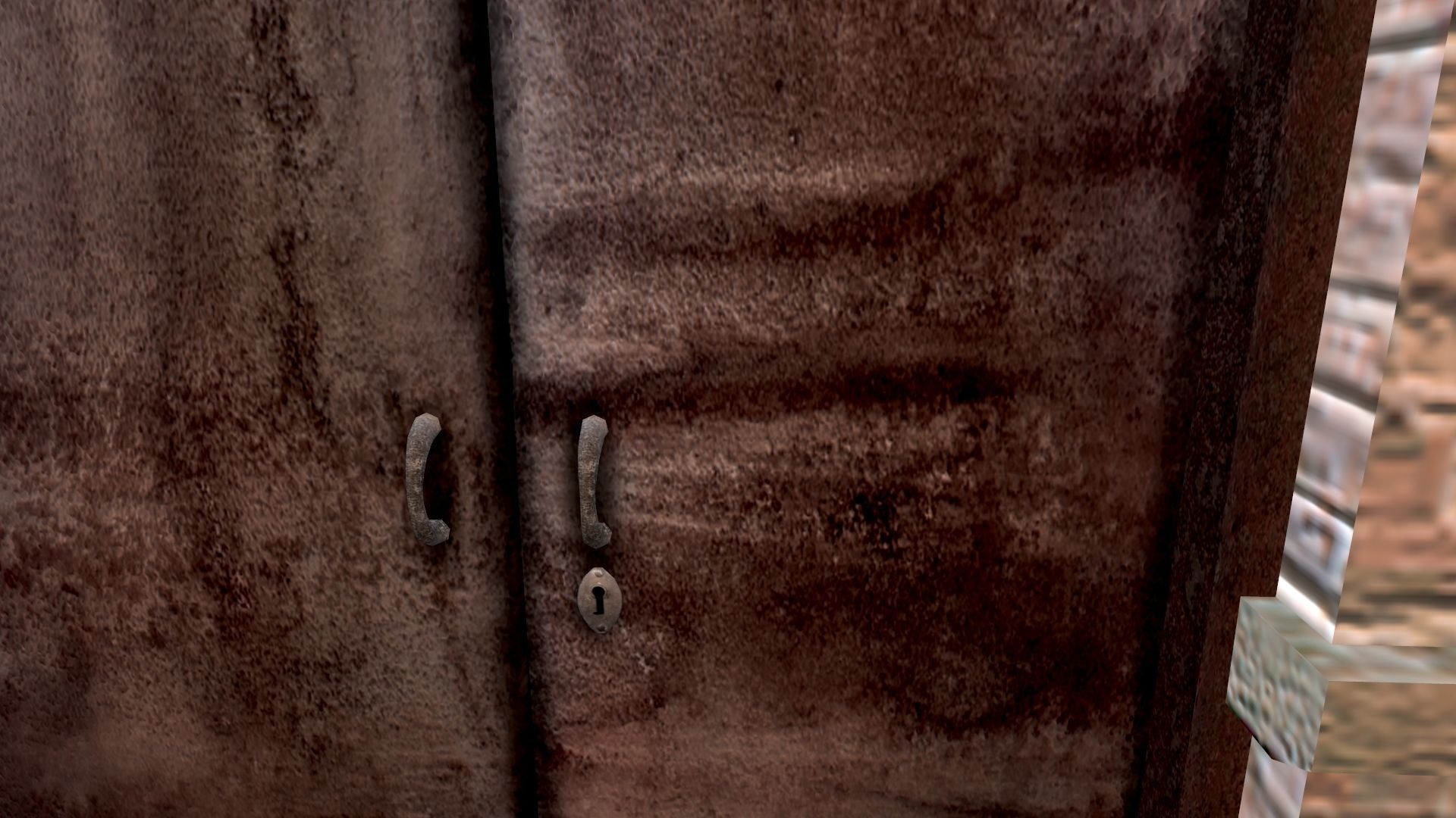 Old building Low-poly 3D model_6