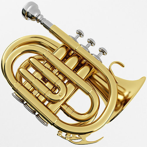 Pocket Trumpet 3D model