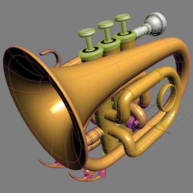 Pocket Trumpet 3D model_4