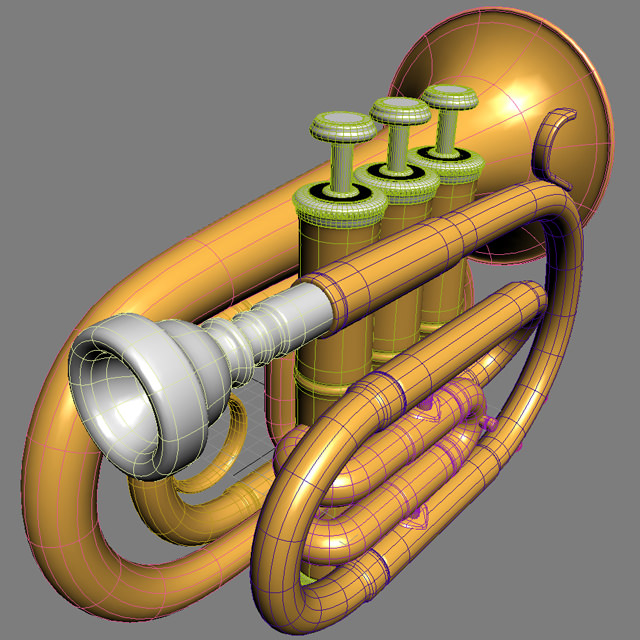 Pocket Trumpet 3D model_5