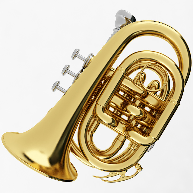 Pocket Trumpet 3D model_3