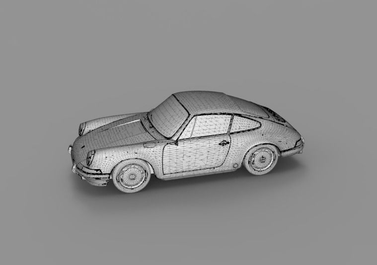 1964 Porsche 911 3D model_28