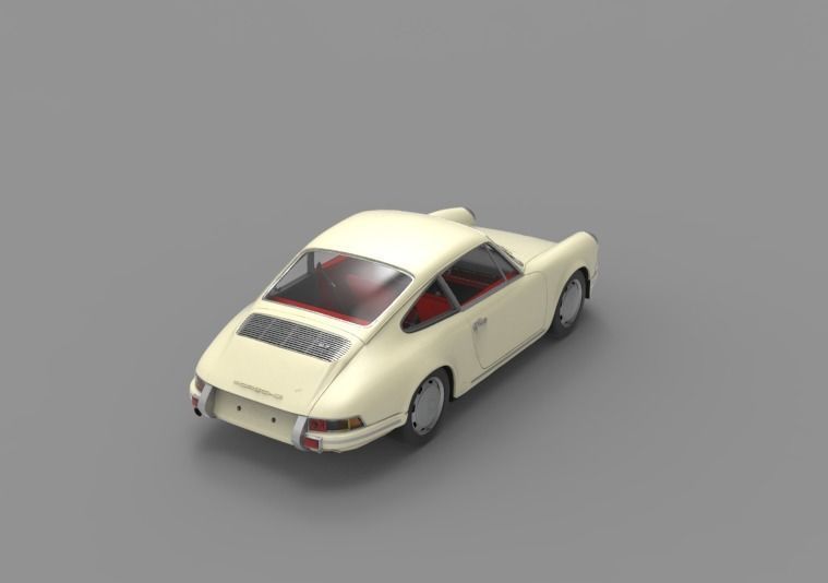 1964 Porsche 911 3D model_20