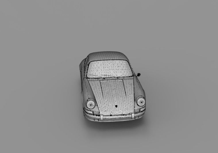 1964 Porsche 911 3D model_9