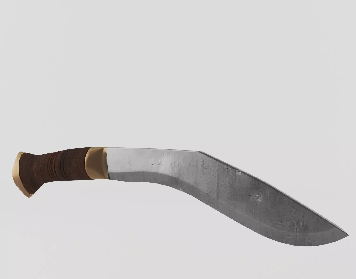 Nepalese Khukuri 3D model_0