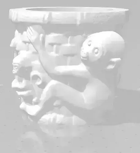 Monkey Cup or Vase