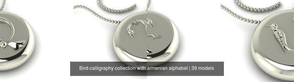 Bird-calligraphy collection with armenian alphabet _4