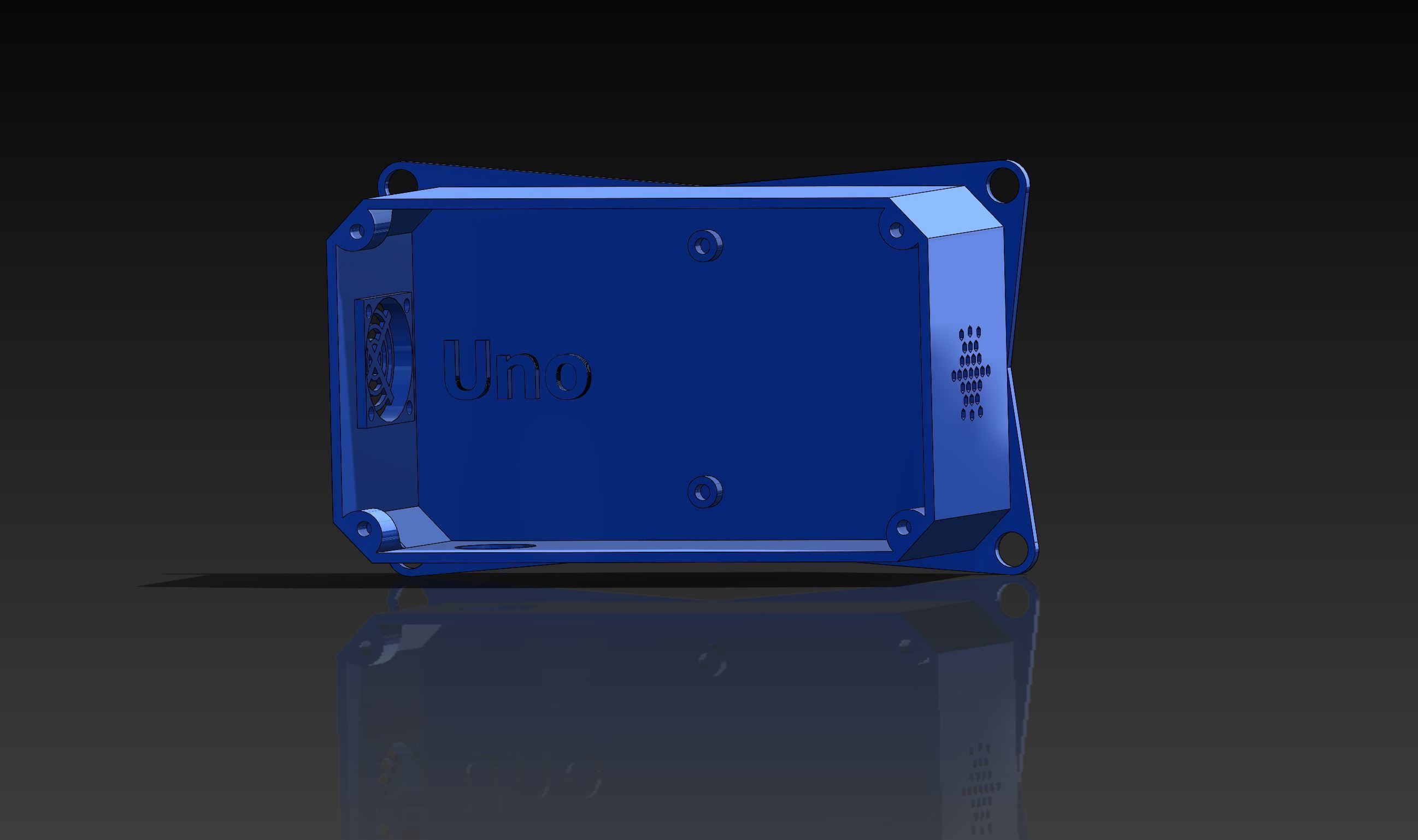 case for arduino uno 3D print model_3