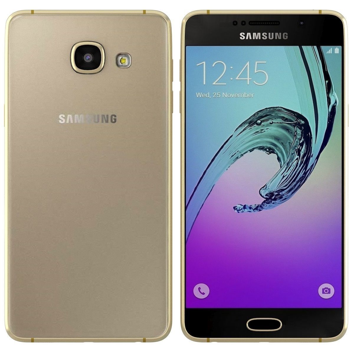 Samsung Galaxy A3 2016 All Colors 3D model_3