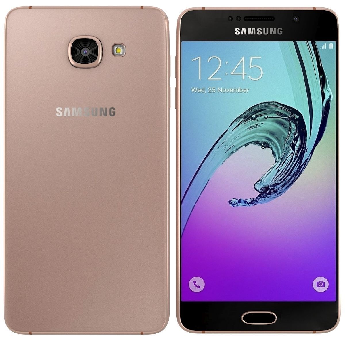 Samsung Galaxy A3 2016 All Colors 3D model_12