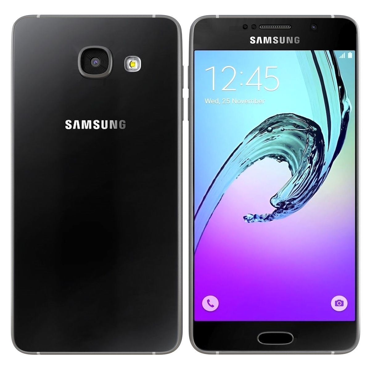 Samsung Galaxy A3 2016 All Colors 3D model_30