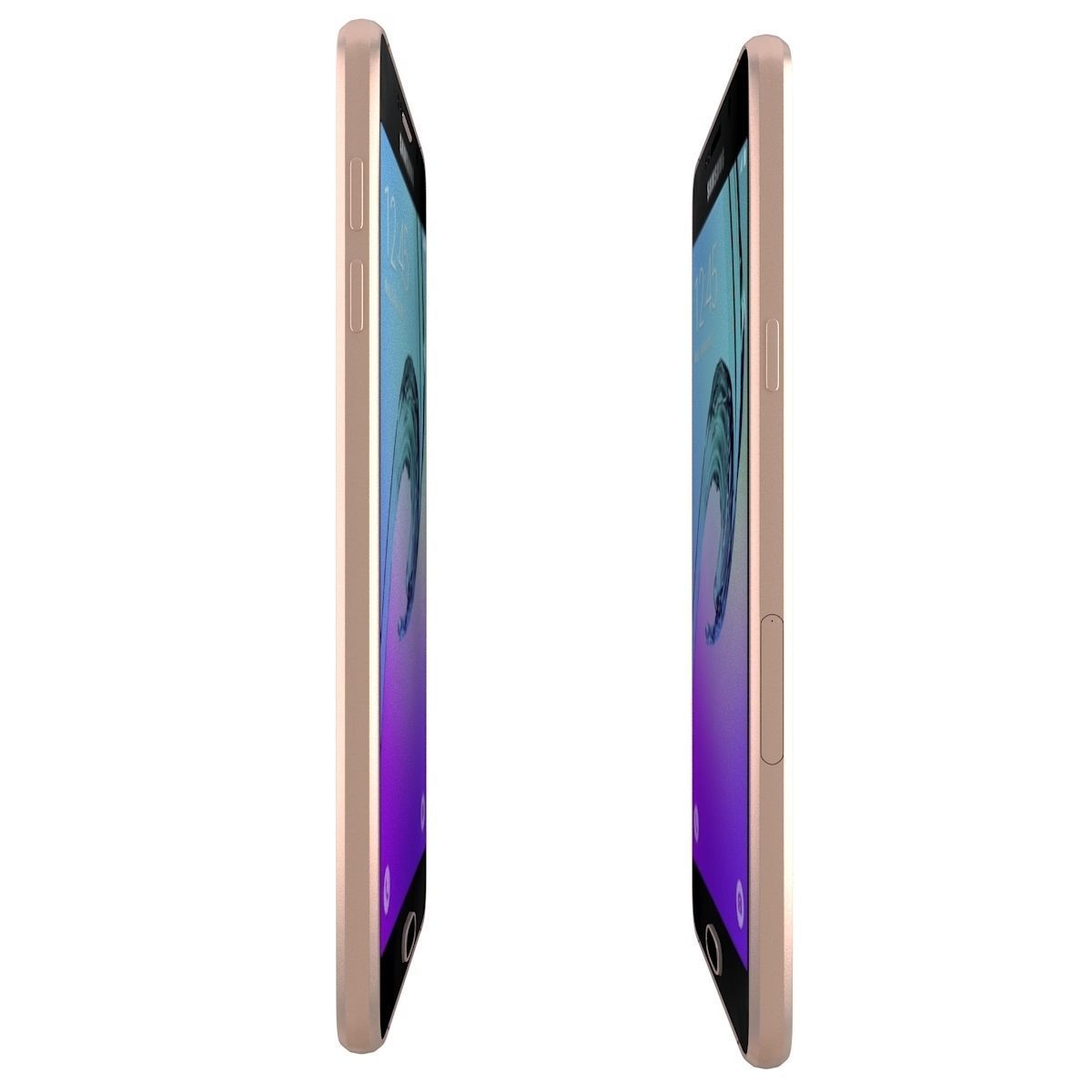 Samsung Galaxy A3 2016 All Colors 3D model_15