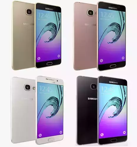 Samsung Galaxy A3 2016 All Colors 3D model