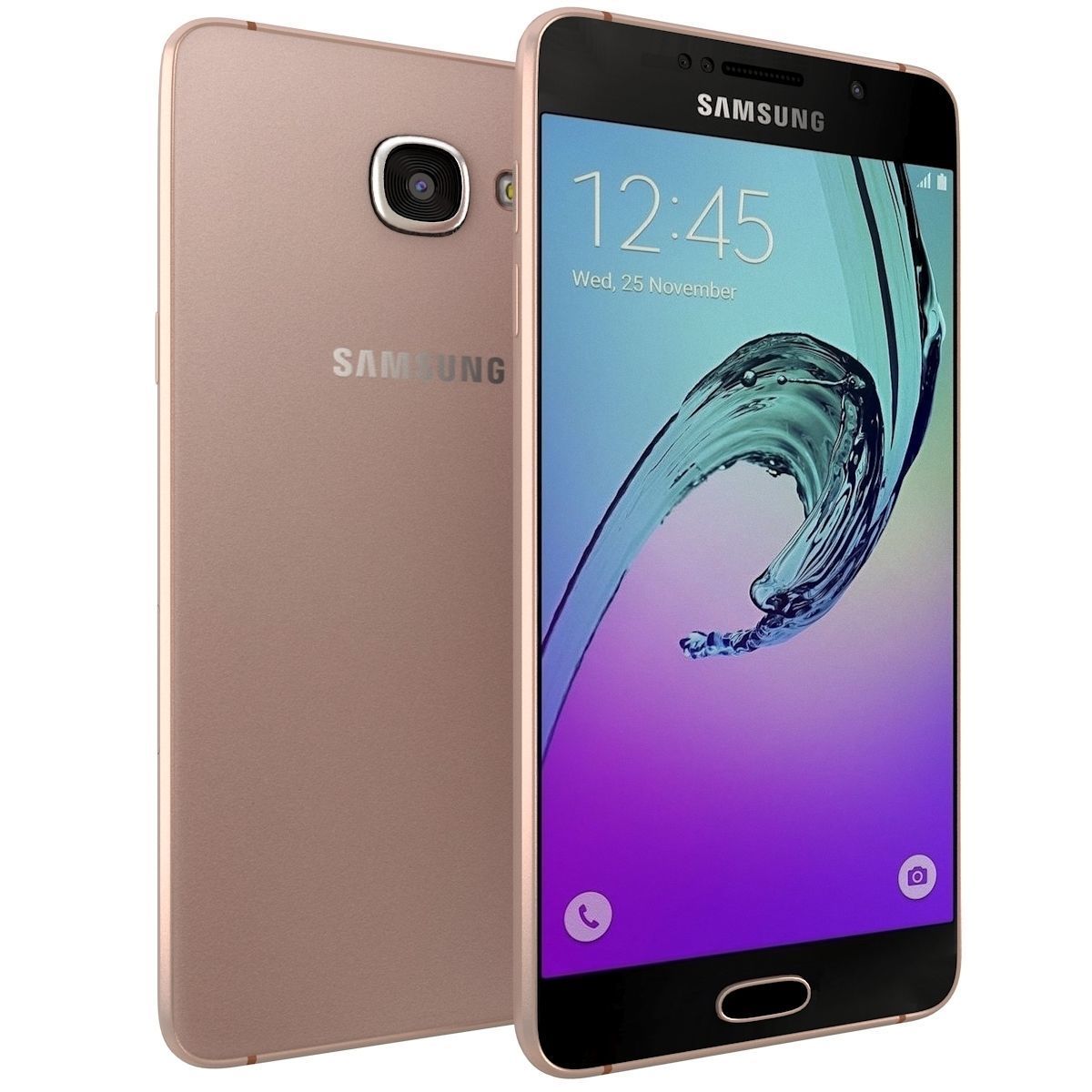 Samsung Galaxy A3 2016 All Colors 3D model_11