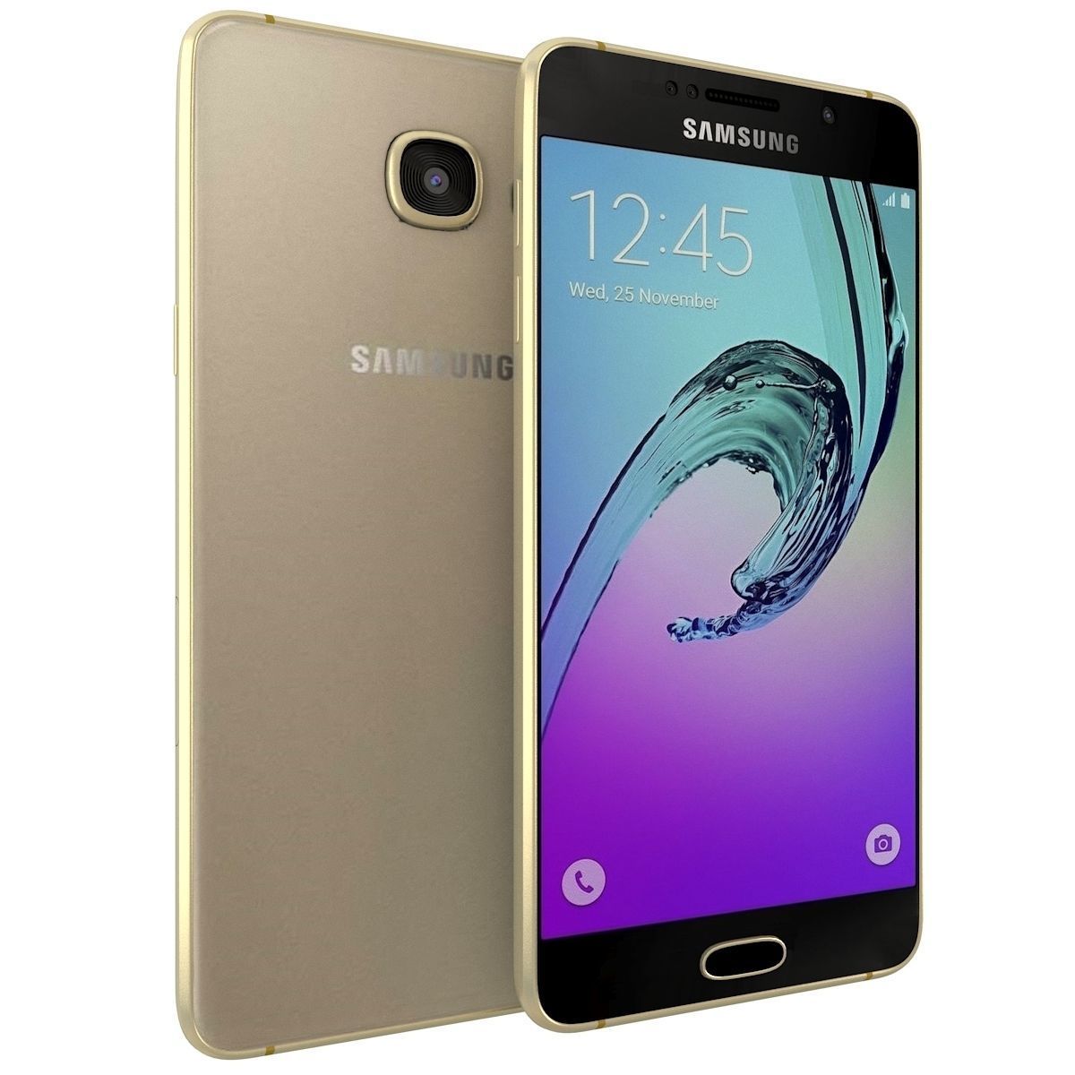 Samsung Galaxy A3 2016 All Colors 3D model_2