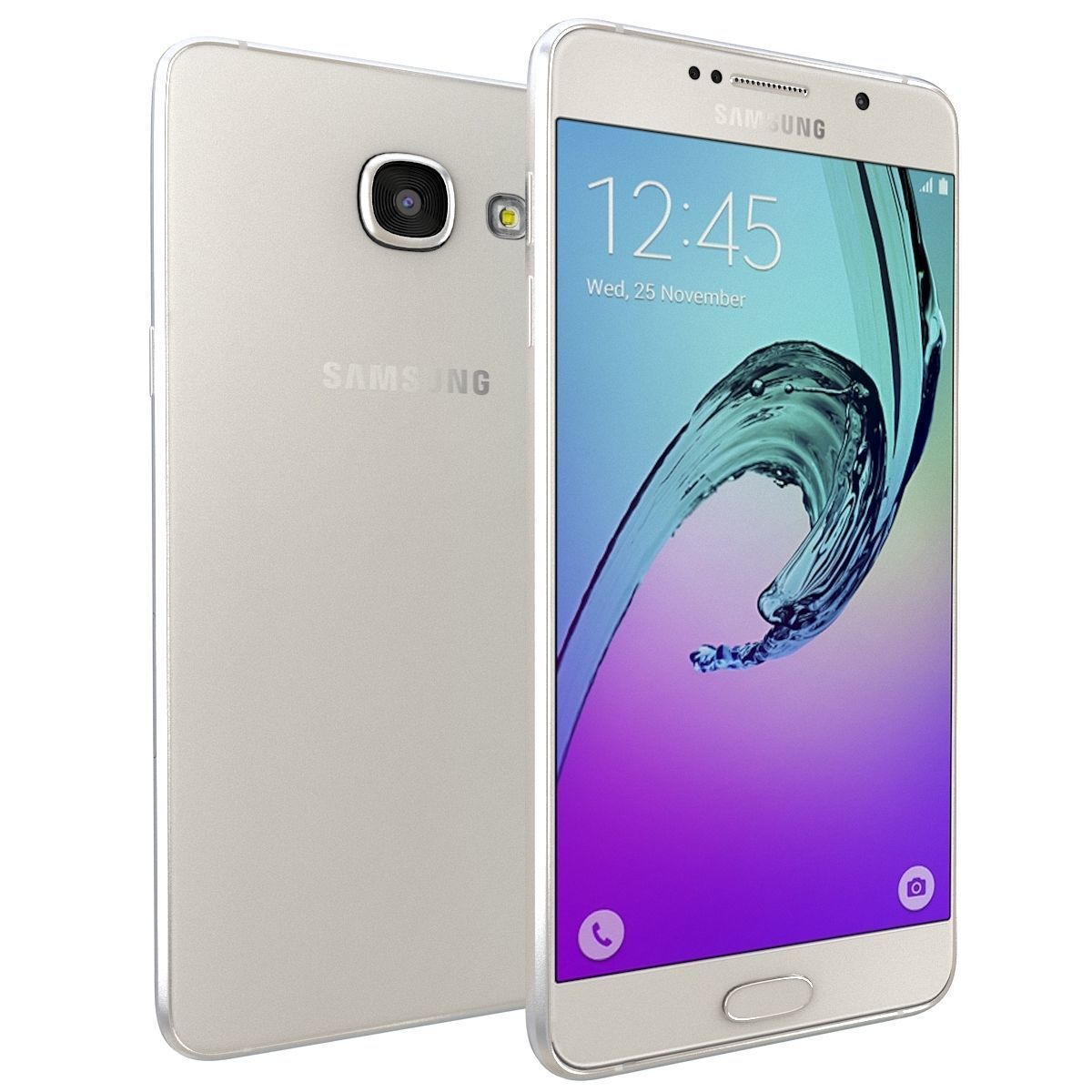 Samsung Galaxy A3 2016 All Colors 3D model_20