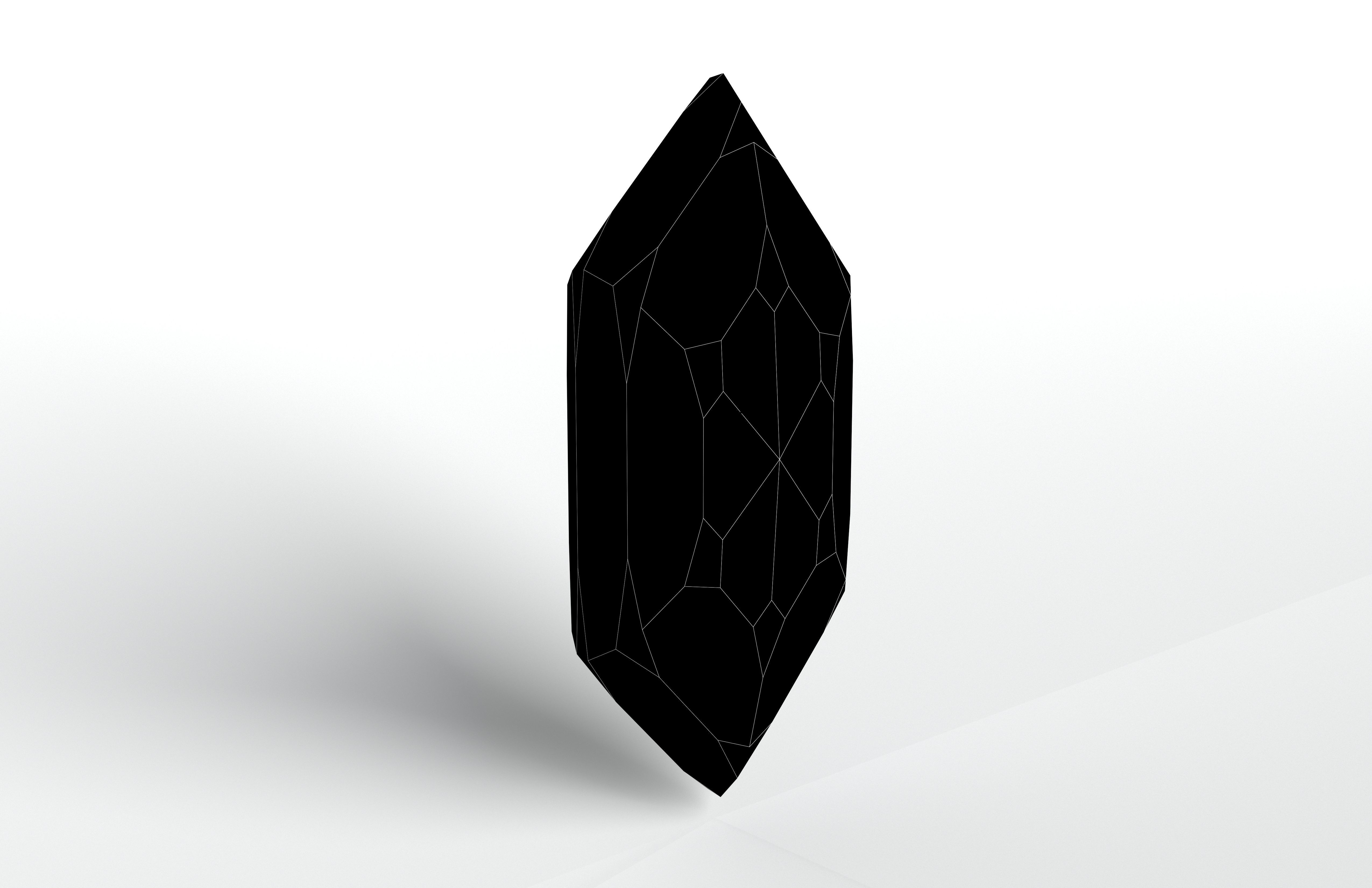 Gem v1 001 Low-poly 3D model_7