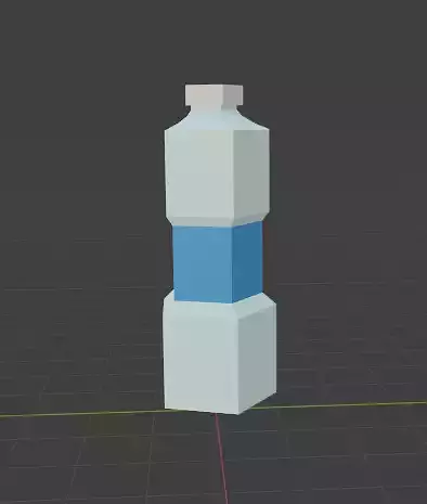 Low Poly Water Bottle