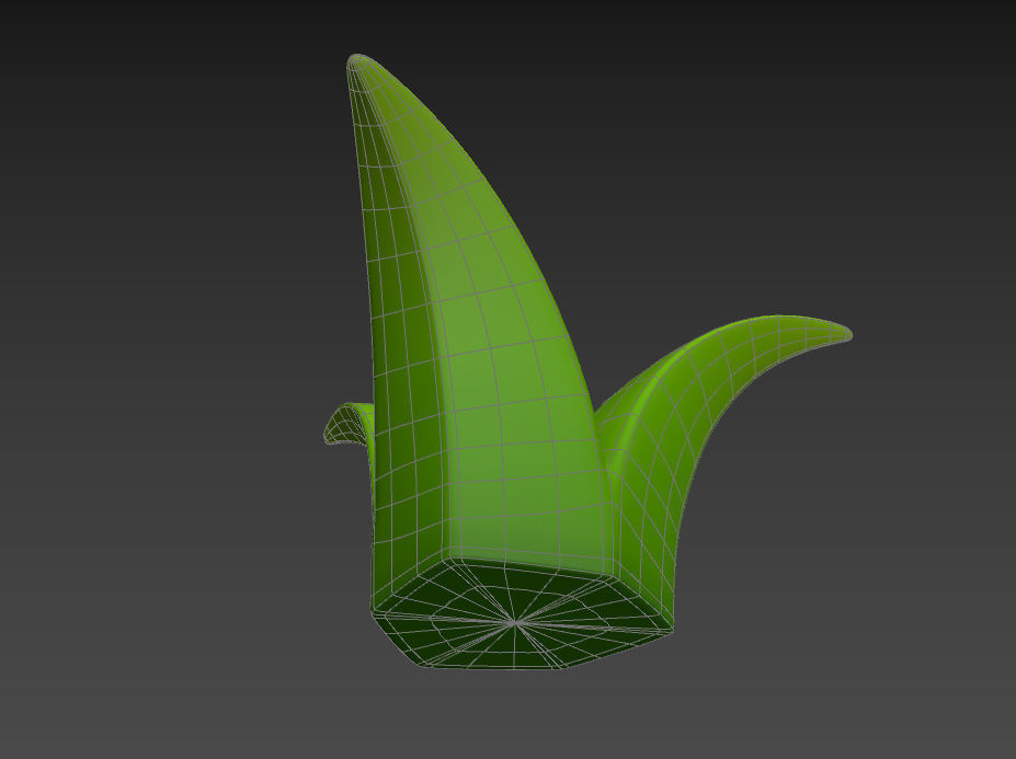 Cartoon Grass 3D model_12