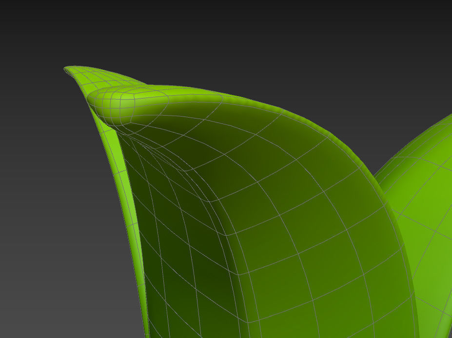 Cartoon Grass 3D model_13