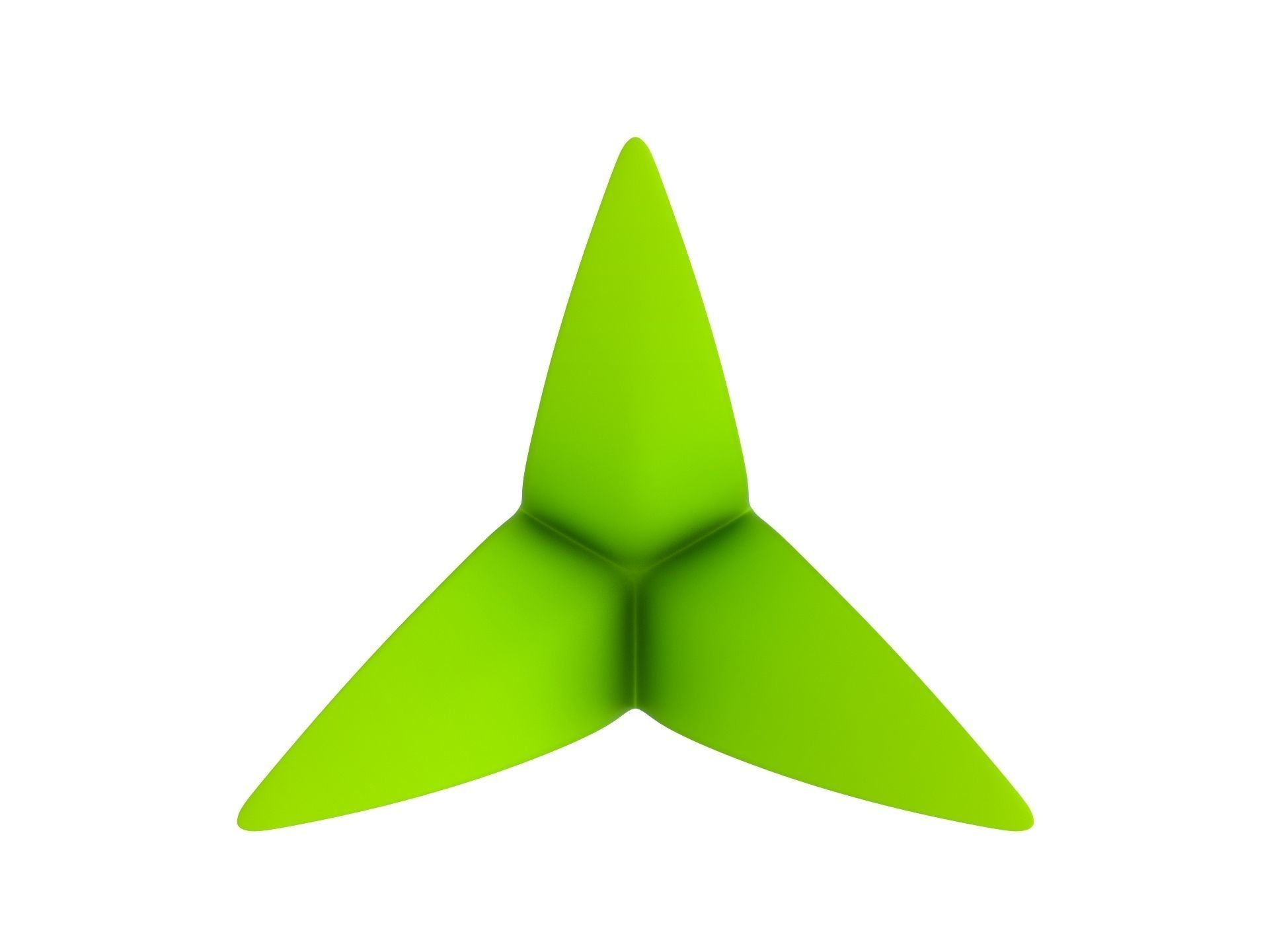 Cartoon Grass 3D model_2